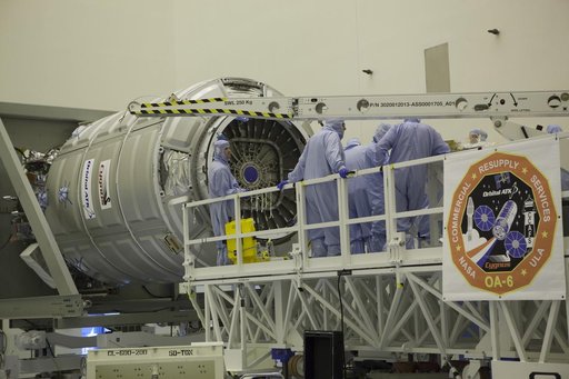 Cygnus Orbital ATK OA-6 Final Hatch Closure