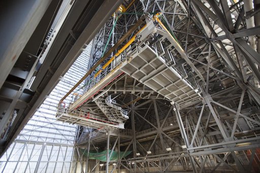 VAB Platform K(2) Lift & Install into Highbay 3