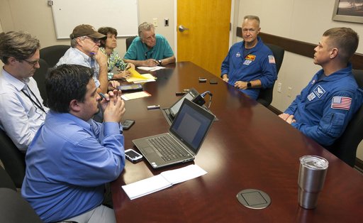 Commerical Crew Program (CCP) Astronauts Speak To Media