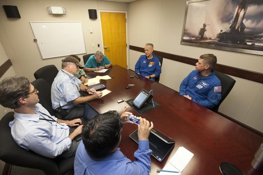 Commerical Crew Program (CCP) Astronauts Speak To Media