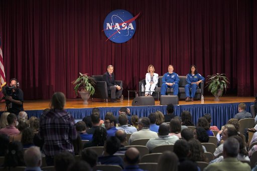 Commerical Crew Program (CCP) Astronauts Speak To Employees