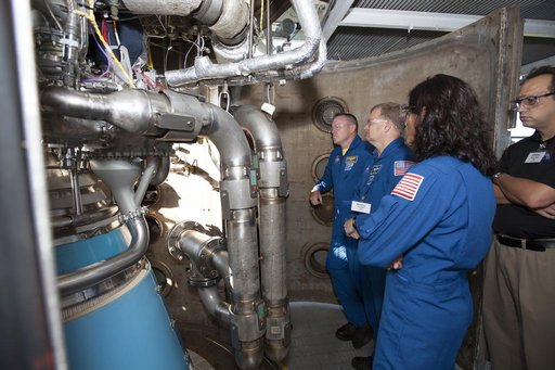 Commerical Crew Program (CCP) Astronauts visit Aerojet Rocketdyn