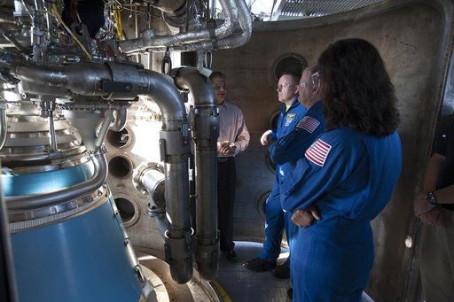 Commerical Crew Program (CCP) Astronauts visit Aerojet Rocketdyn