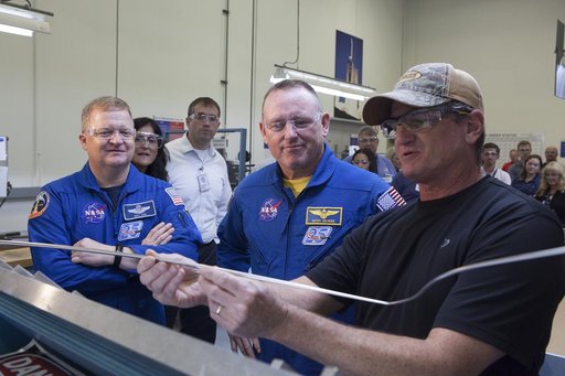Commerical Crew Program (CCP) Astronauts visit Aerojet Rocketdyn
