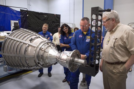 Commerical Crew Program (CCP) Astronauts visit Aerojet Rocketdyn