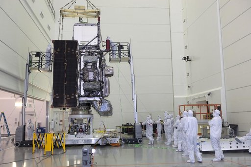 GOES-R Lift to Stand