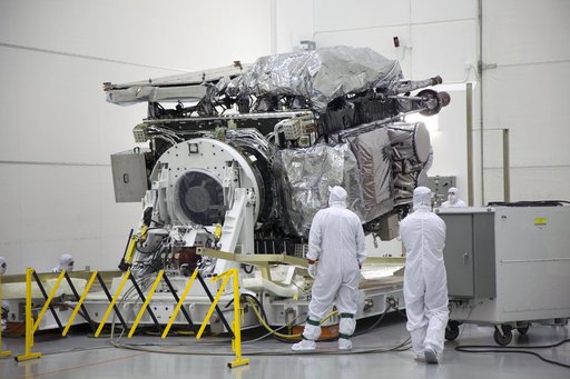 GOES-R Uncrating and Move to Vertical