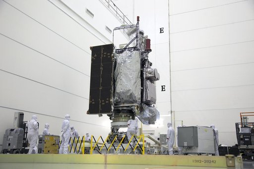 GOES-R Uncrating and Move to Vertical