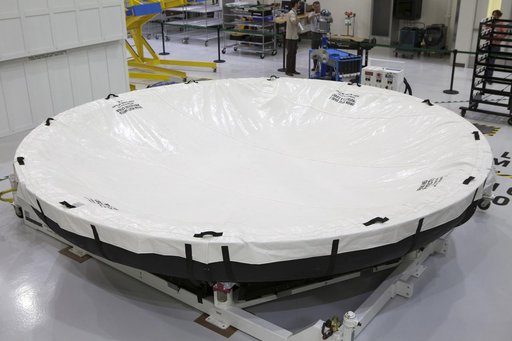 Orion EM-1 Heat Shield Offload, Transport, and Lift
