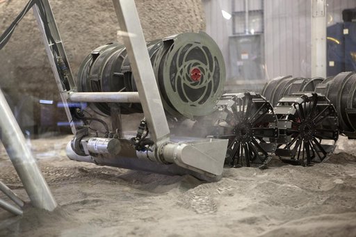RASSOR Demonstration in Regolith Bin
