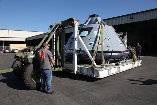 Orion Underway Recovery Test 5 (URT-5) - Orion Boiler Plate Test