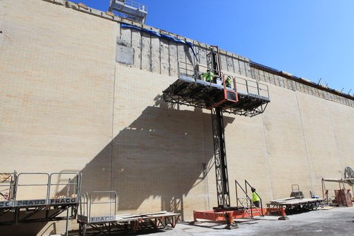 Pad 39B Flame Trench Brick Work