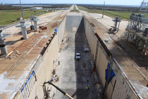 Pad 39B Flame Trench Brick Work