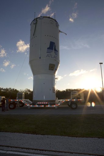 GOES-R Atlas V Centaur Transport from DOCC to VIF at Pad 41