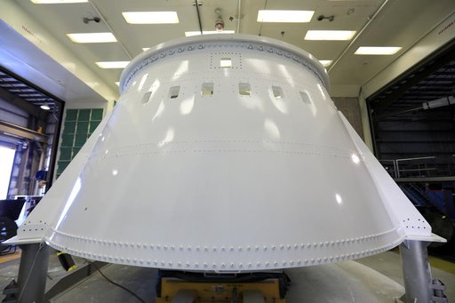 Orion EM-1 Booster Preps - Aft Skirt Preps/Painting