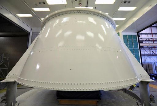 Orion EM-1 Booster Preps - Aft Skirt Preps/Painting