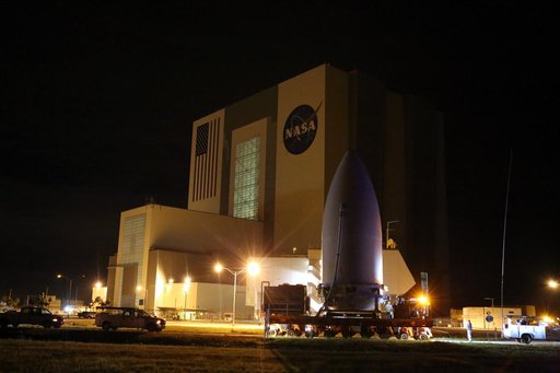 GOES-R Transport from Astrotech to VIF at Pad 41