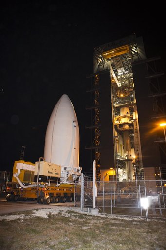 GOES-R Transport from Astrotech to VIF at Pad 41