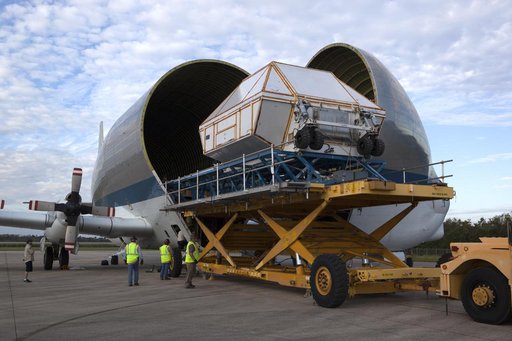 Orion Crew Module Structural Test Article Offload