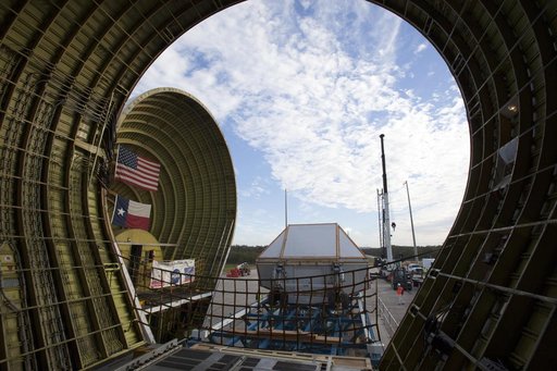 Orion Crew Module Structural Test Article Offload