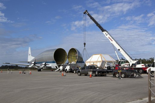 Orion Crew Module Structural Test Article Offload