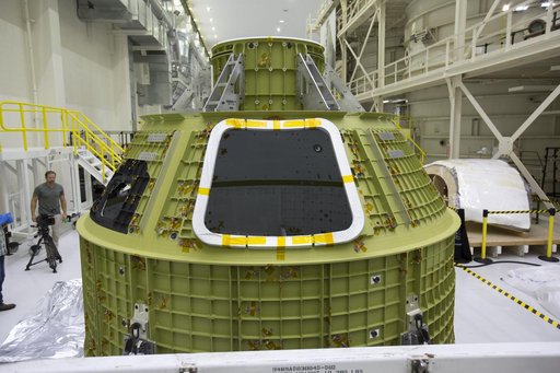 Orion Crew Module Structural Test Article Unbagging