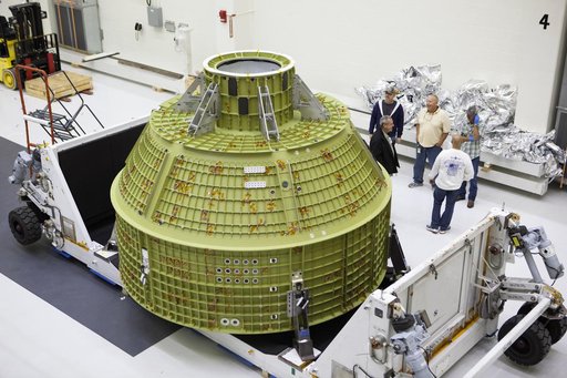 Orion Crew Module Structural Test Article Unbagging