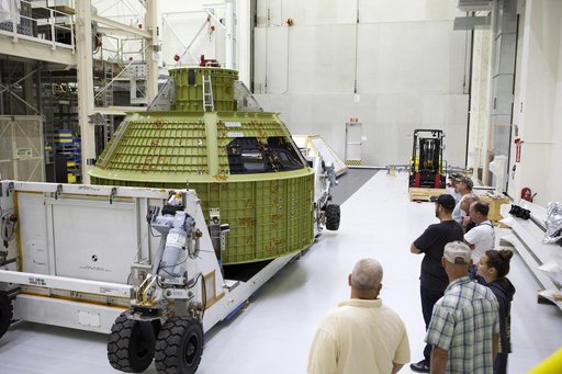 Orion Crew Module Structural Test Article Unbagging