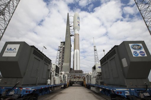 GOES-R Rollout from VIF to Pad 41