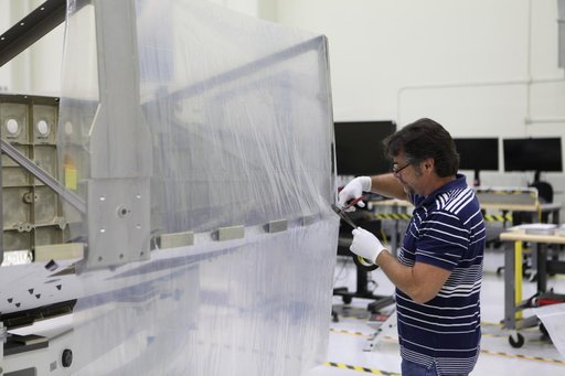 Orion EM-1 Crew Module Adapter Move to Clean Room