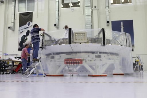 Orion EM-1 Crew Module Adapter Move to Clean Room