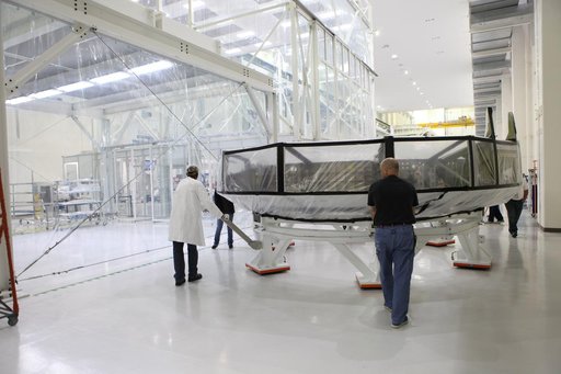 Orion EM-1 Crew Module Adapter Move to Clean Room