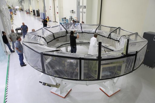 Orion EM-1 Crew Module Adapter Move to Clean Room
