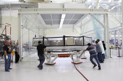 Orion EM-1 Crew Module Adapter Move to Clean Room