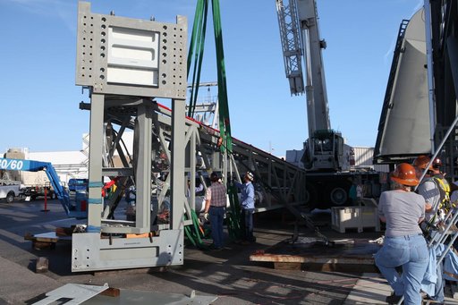 Core Stage Inter-Tank Umbilical Installation