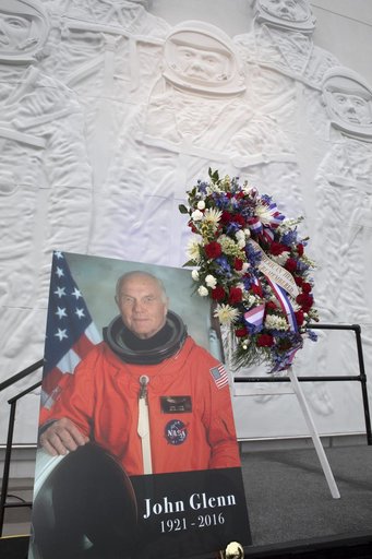 John H Glenn Jr. Wreath Laying Ceremony