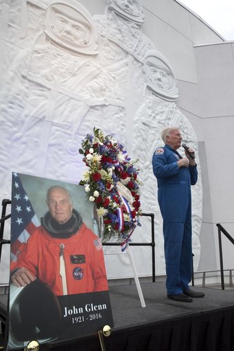 John H Glenn Jr. Wreath Laying Ceremony