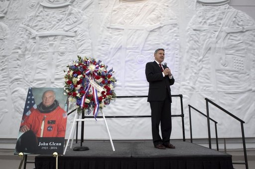 John H Glenn Jr. Wreath Laying Ceremony