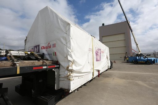 Orbital ATK's Ground Support Equipment (GSE) Delivery for OA-7