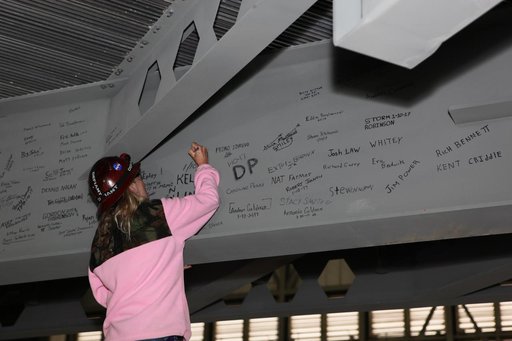 Platform A North Beam Signing