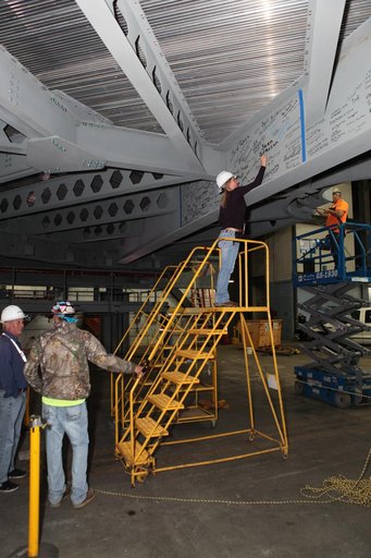Platform A North Beam Signing