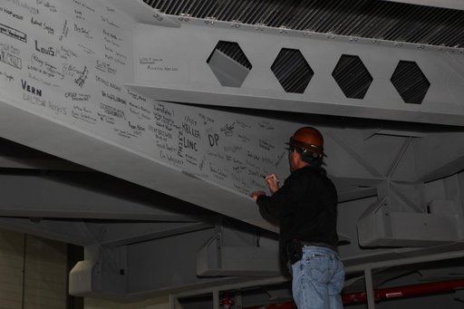 Platform A North Beam Signing