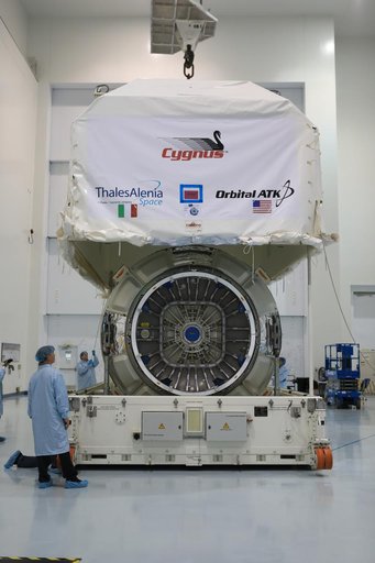 OA-7 Cargo Module Uncrating