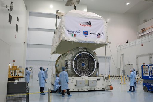 OA-7 Cargo Module Uncrating