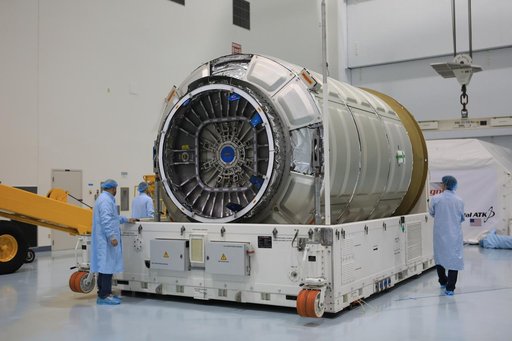 OA-7 Cargo Module Uncrating