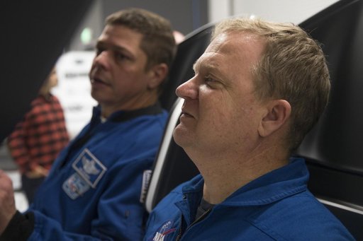 Commerical Crew Astronauts Evaluate Crew Dragon Controls