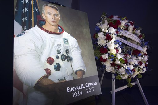 Wreath Laying Ceremony for Eugene Cernan
