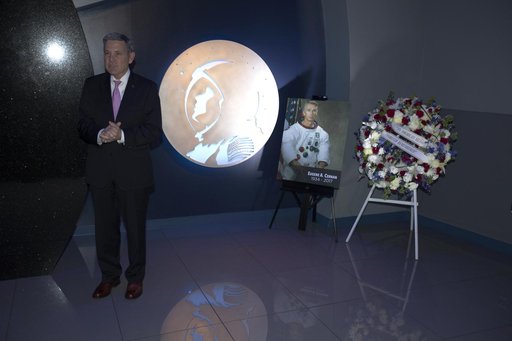 Wreath Laying Ceremony for Eugene Cernan