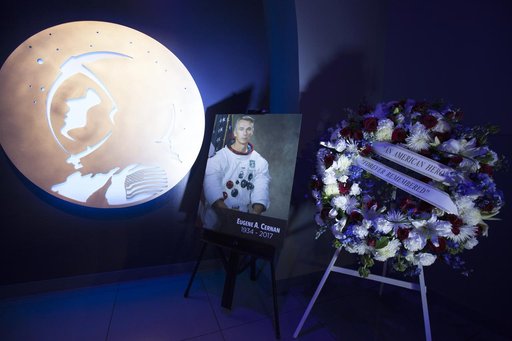 Wreath Laying Ceremony for Eugene Cernan