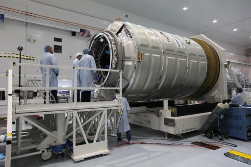 OA-7 Cargo Module Hatch Closure